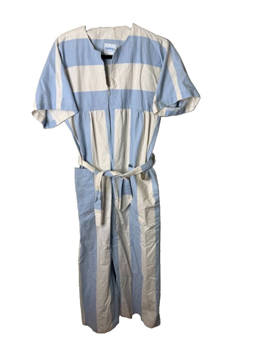 Vintage 80s Jumpsuit Color Block Two Tone Baggy Wide Leg Streetwear